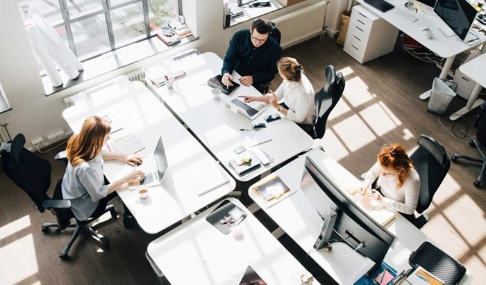 Ilustrasi ruang kerja kantor. Foto: Colliers