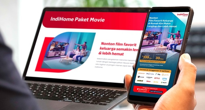 Telkomsel Luncurkan IndiHome Paket Movie Terbaru, Kombinasi Layanan Internet Cepat dan Akses Nonton Film Belasan Platform Video Streaming