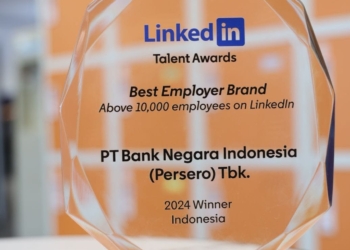 Sabet Best Employer Brand on LinkedIn Talent Awards Indonesia 2024, BNI Pimpin Masa Depan Dunia Kerja