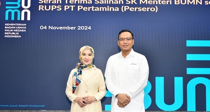 Simon Aloysius Mantiri Gantikan Nicke Widyawati Sebagai Direktur Utama Pertamina