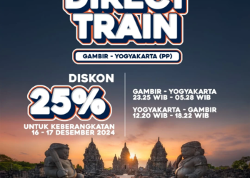 Besok dan Lusa KAI Sediakan Direct Train Jakarta-Yogyakarta