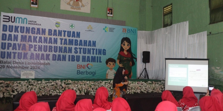 BNI Bantu Tanggulangi Stunting dan Ibu Hamil Kurang Gizi di Tasikmalaya