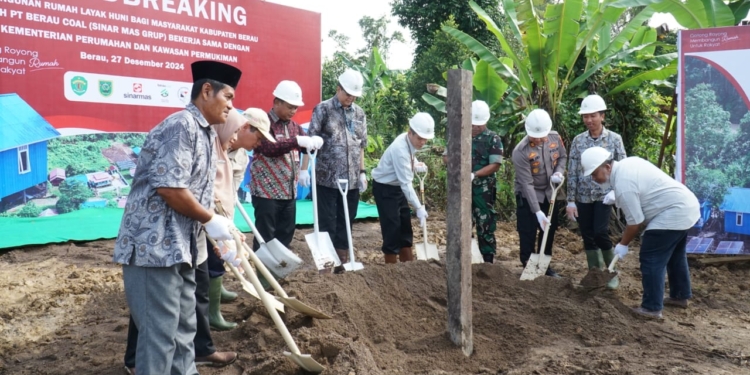 Kementerian Perumahan dan PT Berau Coal Bangun 500 Rumah MBR di Berau
