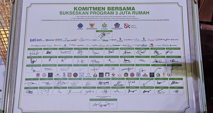7 Bank Nasional dan 32 BPD Siap Salurkan KPR FLPP Buat Sukseskan Program 3 Juta Rumah