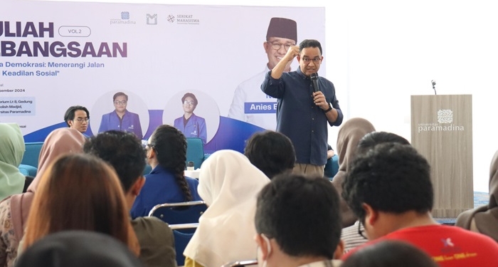 Kuliah Kebangsaan Anies Baswedan di Universitas Paramadina, Lentera Demokrasi Jalan Menuju Keadilan Sosial