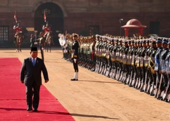 Disambut Resmi di Istana Kepresidenan India, Prabowo: Saya Sangat Merasa Terhormat