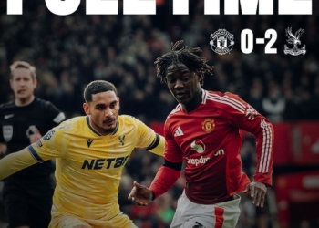 MU Dipermalukan Crystal Palace 0-2 di Old Trafford, Mateta Jadi Mimpi Buruk Setan Merah
