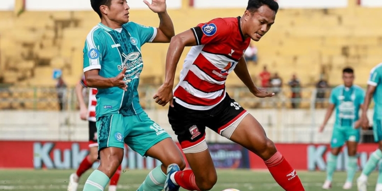 Madura United vs PSBS Biak Berakhir Tanpa Gol, 0-0, Zona Degradasi Liga 1 Makin Panas