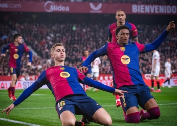 Barcelona Kandaskan Sevilla 4-1 di Sanchez Pizjuan, Pada Laga Liga Spanyol