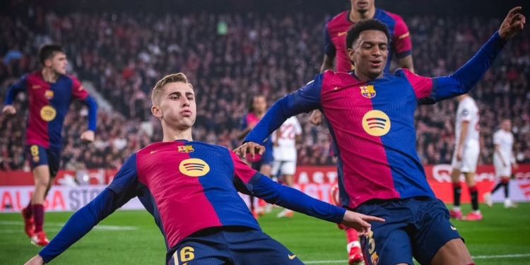 Barcelona Kandaskan Sevilla 4-1 di Sanchez Pizjuan, Pada Laga Liga Spanyol