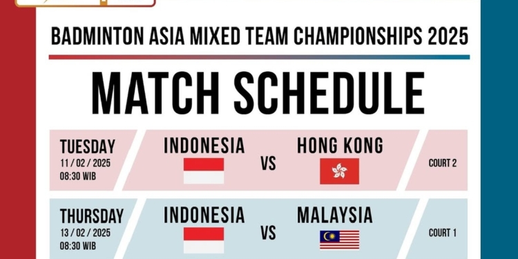 Indonesia Sapu Bersih Kemenangan 5-0 atas Hong Kong di BAMTC 2025, Selanjutnya Hadapi Malaysia
