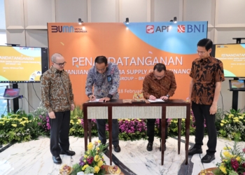 BNI Salurkan Pembiayaan Supply Chain untuk Mitra APP Group