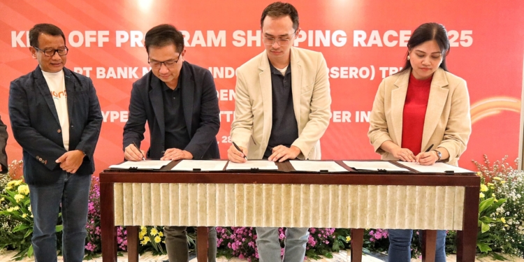 BNI Jalin Kerja Sama dengan Tiga Supermarket Gelar Shopping Race 2025