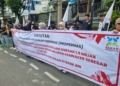 Karyawan PT PGU Gelar Aksi Demo di Gedung Wisma Perumnas, Tuntut Keadilan