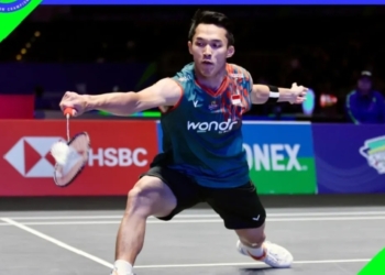 Jonatan Christie Singkirkan Wakil Malaysia, Leong Jun Hao, di Babak Pertama All England 2025