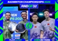 Sapu Bersih! 10 Utusan Indonesia Lolos ke 16 Besar All England 2025 Setelah Raih Kemenangan di Hari Kedua