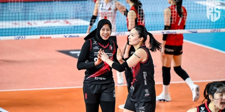 Megawati Hangestri: Pemain Kuota Asia Pertama Yang Berhasil  Raih 1.500 Poin di Liga Voli Korea