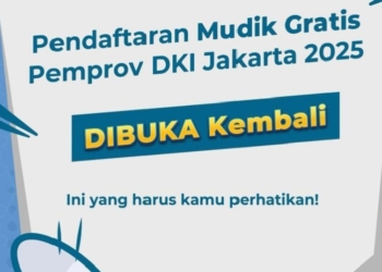 Pemprov DKI  Buka Pendaftaran Mudik Gratis Gelombang II, Cek disini Link, Rute, dan Cara Daftar