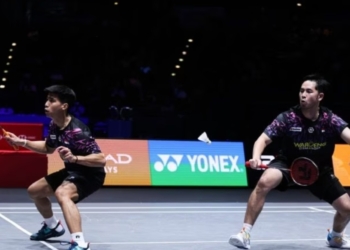 Sabar/Reza Tampil Dominan, Gulung Lawan dalam 22 Menit di Swiss Open 2025