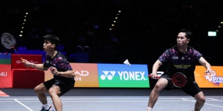 Sabar/Reza Tampil Dominan, Gulung Lawan dalam 22 Menit di Swiss Open 2025