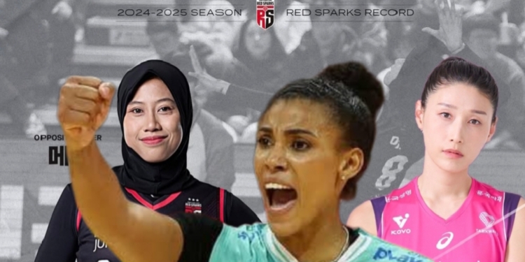 Megawati Hangestri Raih Dua Kali MVP, Gyselle Silva Raih MVP Putaran ke 6 Liga Voli Korea