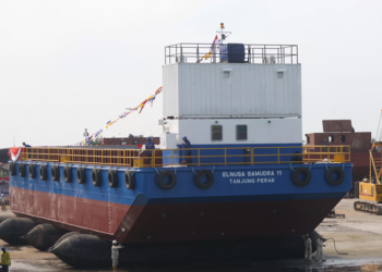 Dukung Operasional Hulu Migas, Elnusa Rilis Armada Hopper Barge