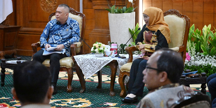 Menhub Dudy Koordinasikan Kesiapan Angkutan Lebaran 2025 dengan Gubernur Jatim