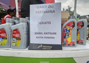Pertamina Berikan Ganti Oli Gratis untuk 1.000 Motor Korban Banjir di Jabodetabek