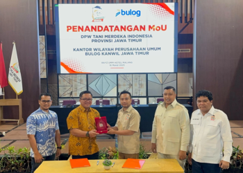 Kolaborasi Tani Merdeka-Bulog Jatim untuk Swasembada Pangan