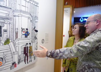 Pameran Seni Baru dari Irlandia, Wamenekraf Dorong Kolaborasi Seniman Internasional