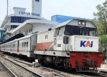 KAI Catat : Lonjakan Penumpang Kereta Api di Sumut Pada Lebaran Kedua
