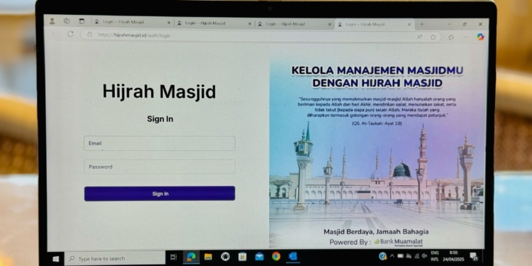 Digitalisasi Pengelolaan Masjid, Bank Muamalat Hadirkan Hijrah Masjid