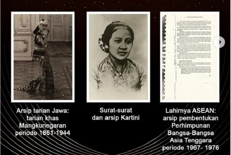 Surat dan Arsip Kartini: Perjuangan untuk Kesetaraan Gender. (Foto:UC/IG @arsipnasionalri)