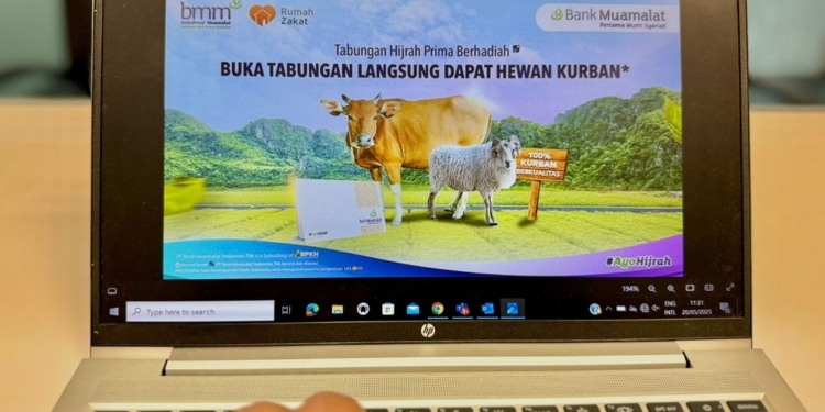 Unik, Buka Tabungan di Bank Muamalat  Langsung Dapat Hewan Kurban 