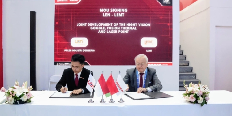 Mata Militer RI Makin Tajam: PT Len Industri (Persero) dan LemT Belarusia Siap Bangun Indistri Night Vision  Goggle