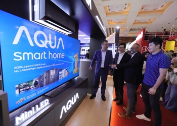 AQUA Kolaborasi dengan KEF Luncurkan TV Mini LED 4K Seri M80