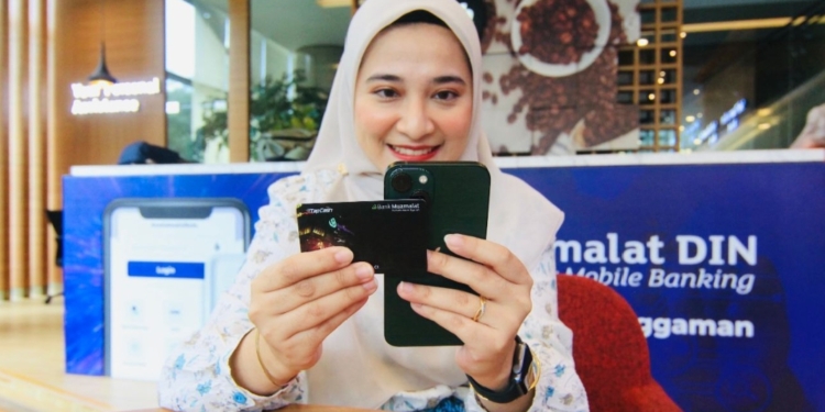 Transaksi Isi Ulang Uang Elektronik Muamalat DIN Tumbuh Double Digit