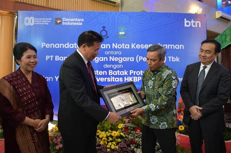 BTN Siap Layani Transaksi Perbankan untuk 6,5 Juta Jemaat HKBP. (Foto: Urbancity.co,id/Pool/Dok. BTN)