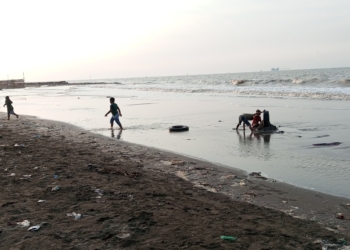 Potret Asyik Suasana di Pantai Sedari