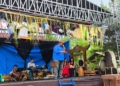 Camat Cibuaya Hadiri Arak-arakan Pesta Laut di Desa Sedari