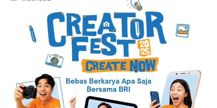 Hadirkan Creator Fest 2025, BRI Siapkan Wadah Kreativitas Masyarakat
