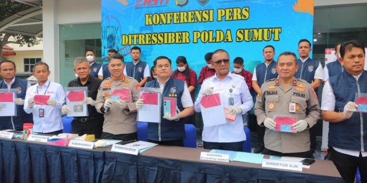 Satgas PASTI Melalui Indonesia Anti-Svam Centre (IASC) Bersama Polda Sumatera Utara Tangkap Pelaku Penipuan Keuangan yang Merugikan Masyarakat