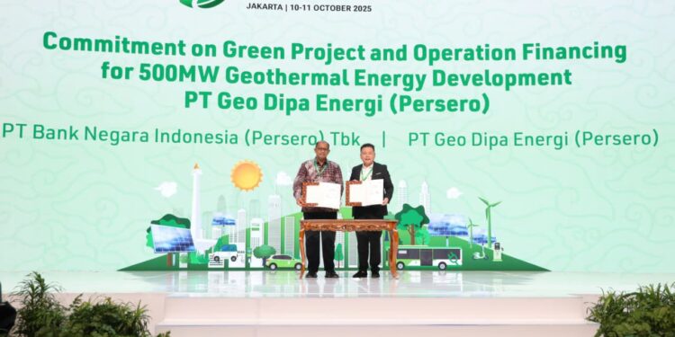 BNI Dukung Pembangunan dan Operasional 500 MW Geothermal Energy Milik PT Geo Dipa Energi (Persero)