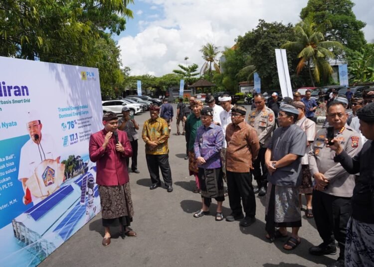 PLN Icon Plus Groundbreaking Virtual Power Plant (VPP) pertama di Bali, yang berlokasi di Pasar Galiran, Kabupaten Klungkung, Bali. (Foto:UC/PLN Icon Plus)