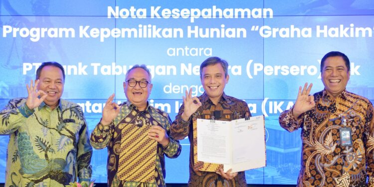 Gandeng IKAHI, BTN Sediakan Fasilitas Kredit Perumahan untuk Para Hakim