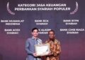 Bank Muamalat Raih Gelar Brand Terpopuler 2025