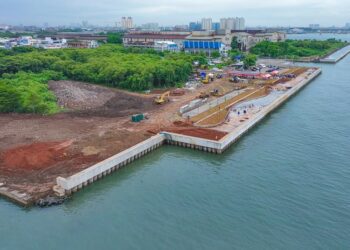 Tanggul NCICD Ancol Barat Hampir Rampung, Lindungi Pesisir Jakarta