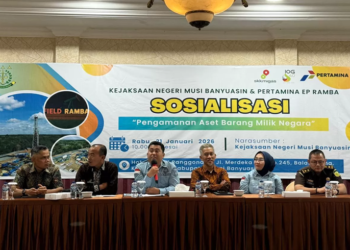 PEP Ramba Field Gadeng Kejari Muba dan SKK Migas Amankan Aset BMN