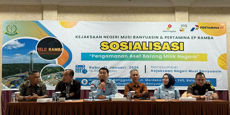 PEP Ramba Field Gadeng Kejari Muba dan SKK Migas Amankan Aset BMN