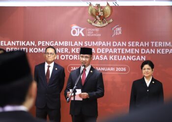 OJK Lantik Pejabat Baru untuk Perkuat Pengawasan dan Transformasi Organisasi